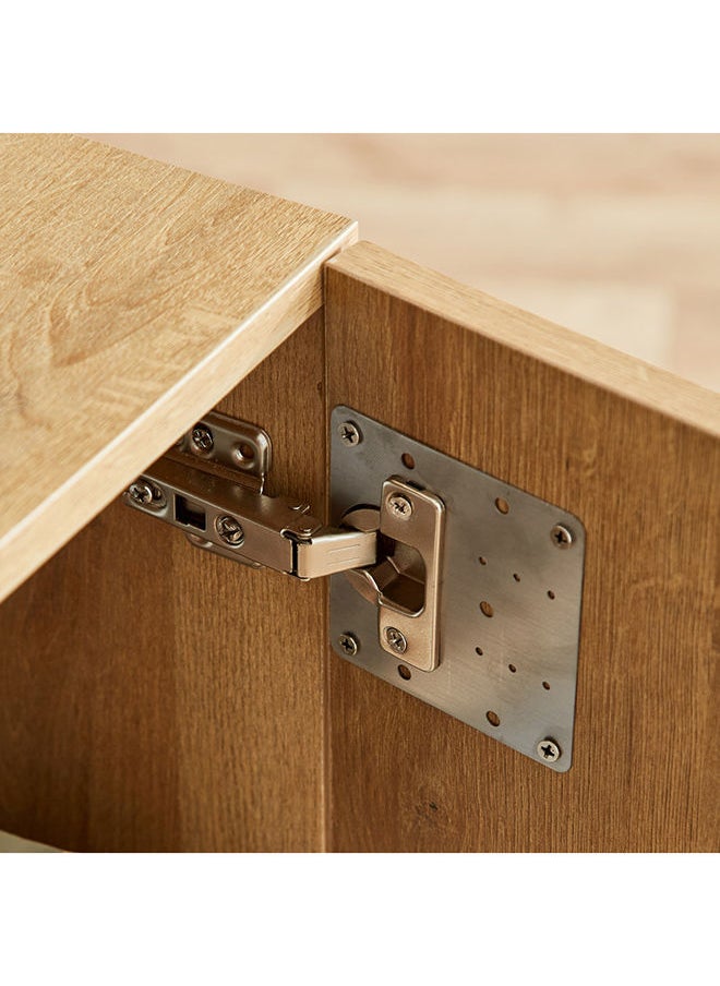 Home Box - Hinge 4-Piece Fixing Plate With 24-Screw Set 9 x 0.3 x 9cm - Image 1