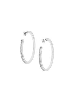Karen Millen Large Crystal Hoop Earring  - Image 2