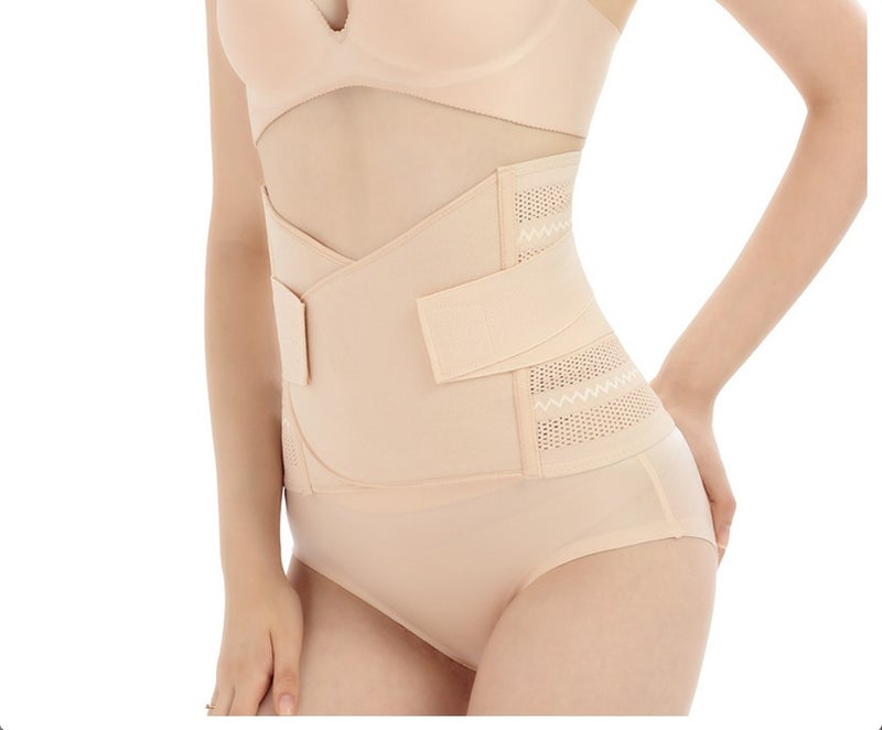 Dailixiang Patterned Firming Waist Trainer for Postpartum Women, Breathable - Image 1