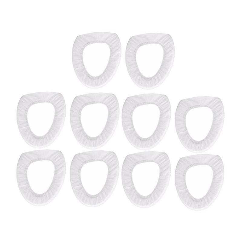 FOMIYES 10pcs Disposable Toilet Seat Covers Travel Potty Covers Portable Restroom Protectors - Image 2