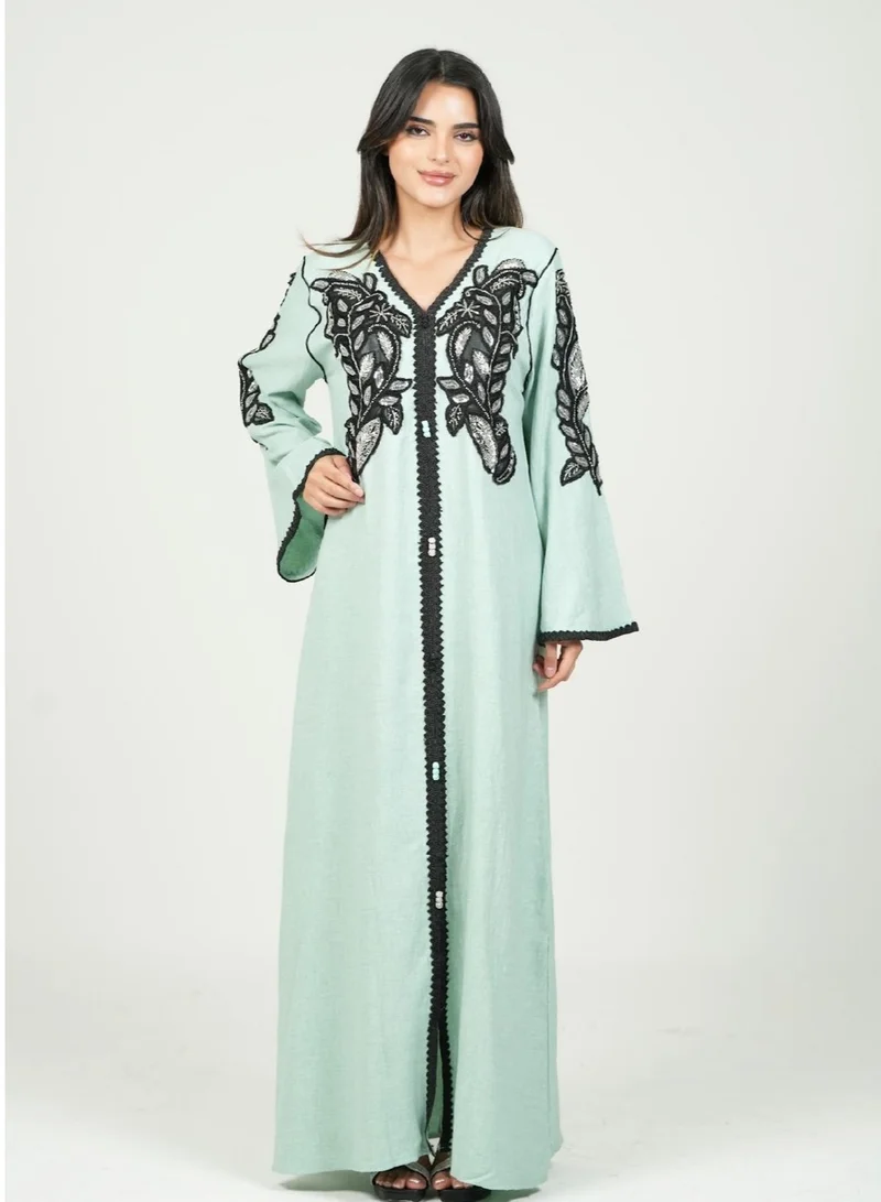 AL BENT AL SHARQIEH embroidred jalabiya dress