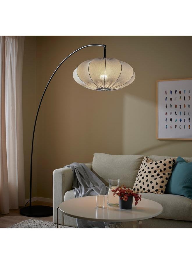 Zaboon Floor lamp, arched, turquoise/black  - Image 2