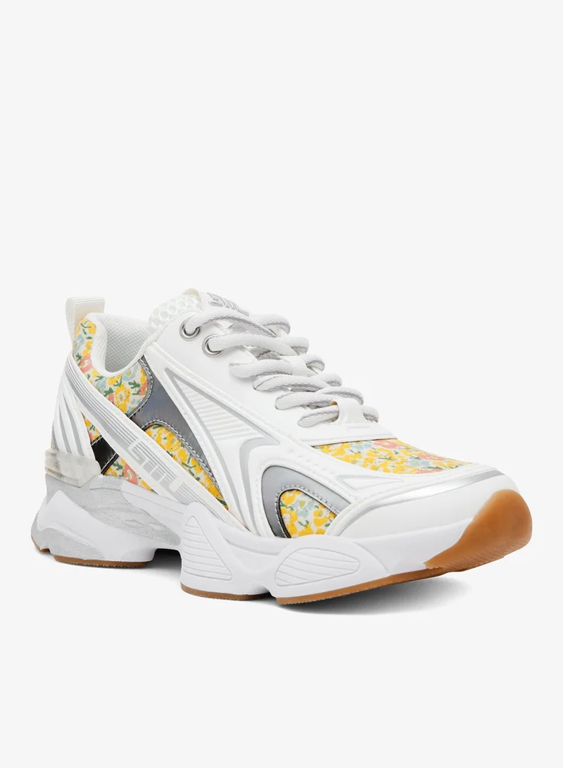 Steve Madden  Speedster-E Printed Chunky Sneakers for Women | Best Price UAE