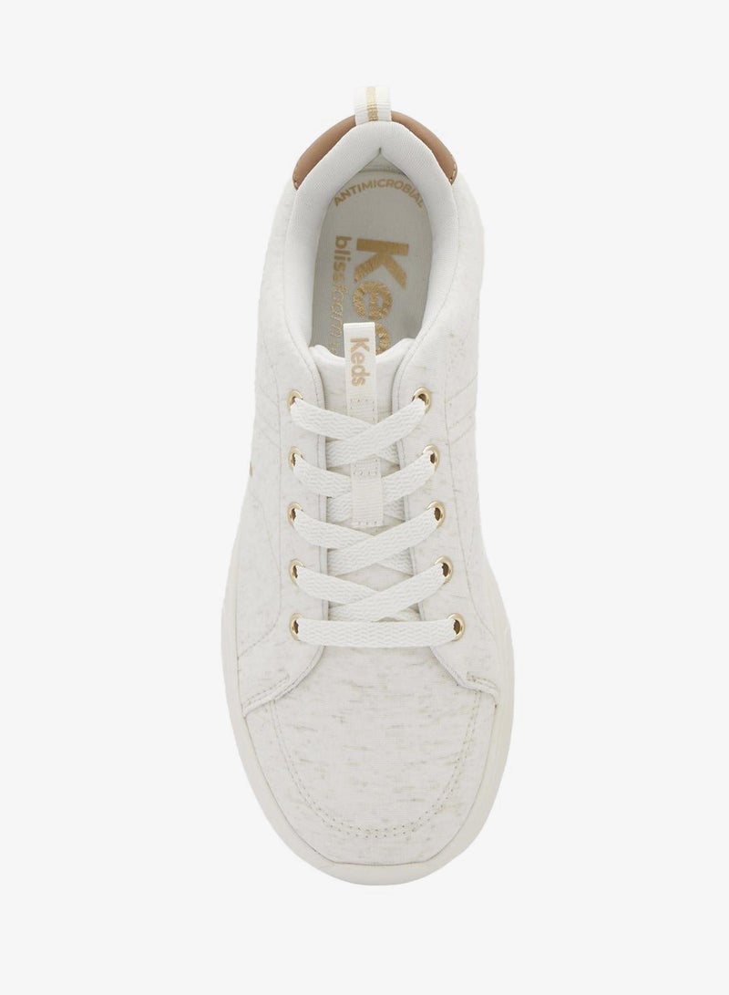Keds Women's BlissWalk Lace Up Casual Sneaker Cream - Image 5