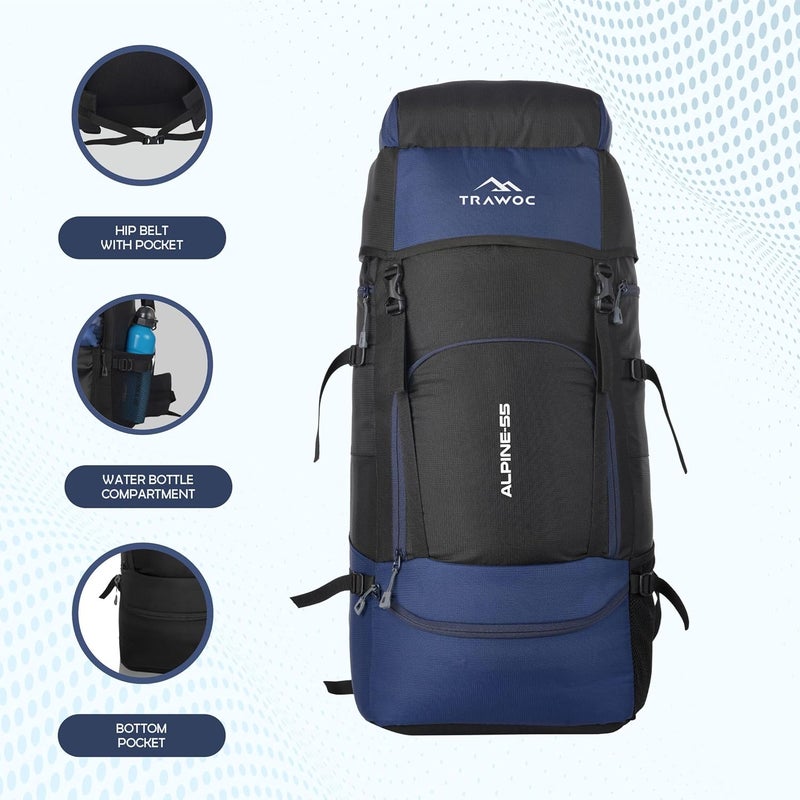 TRAWOC ALPINE 55L Travel Backpack - Image 2