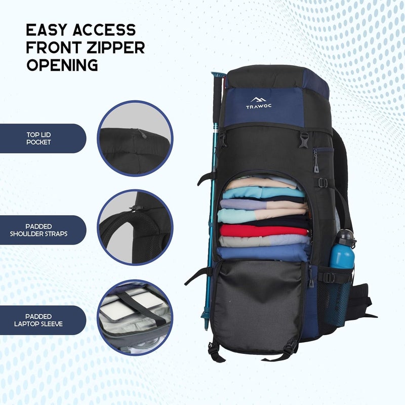 TRAWOC ALPINE 55L Travel Backpack - Image 4