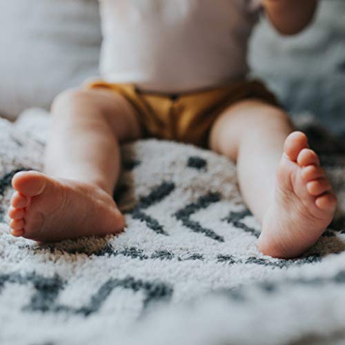 SARANONI Bamboo Receiving Blankets for Babies | Ultra-Soft Lush and Boutique Quality Baby Blanket | Mudcloth - 30" x 40" - Image 4