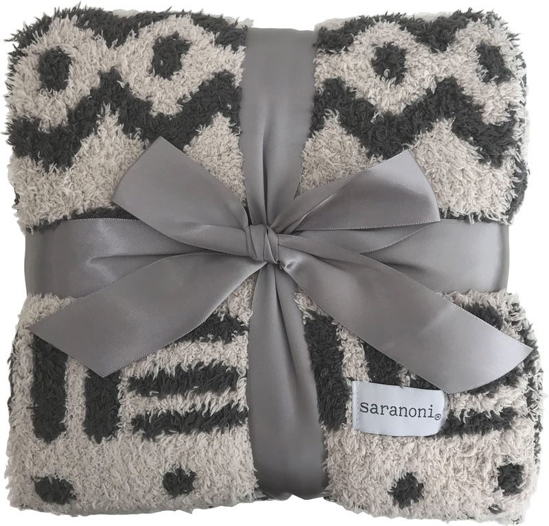 SARANONI Bamboo Receiving Blankets for Babies | Ultra-Soft Lush and Boutique Quality Baby Blanket | Mudcloth - 30" x 40" - Image 1