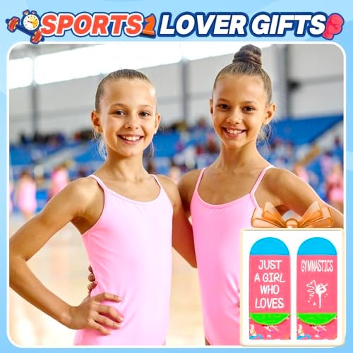 Happy Pop HAPPYPOP 7-9 Year Old Gymnastics Gifts - Gifts for Gymnasts Girls Kids, Gymnastics Socks for Girls - Image 5
