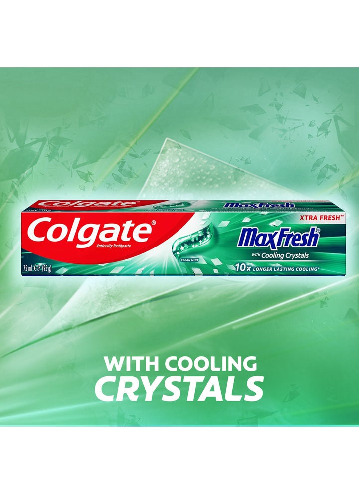 Buy Colgate Max Fresh Clean Mint Green Gel Toothpaste Online | 15 ...
