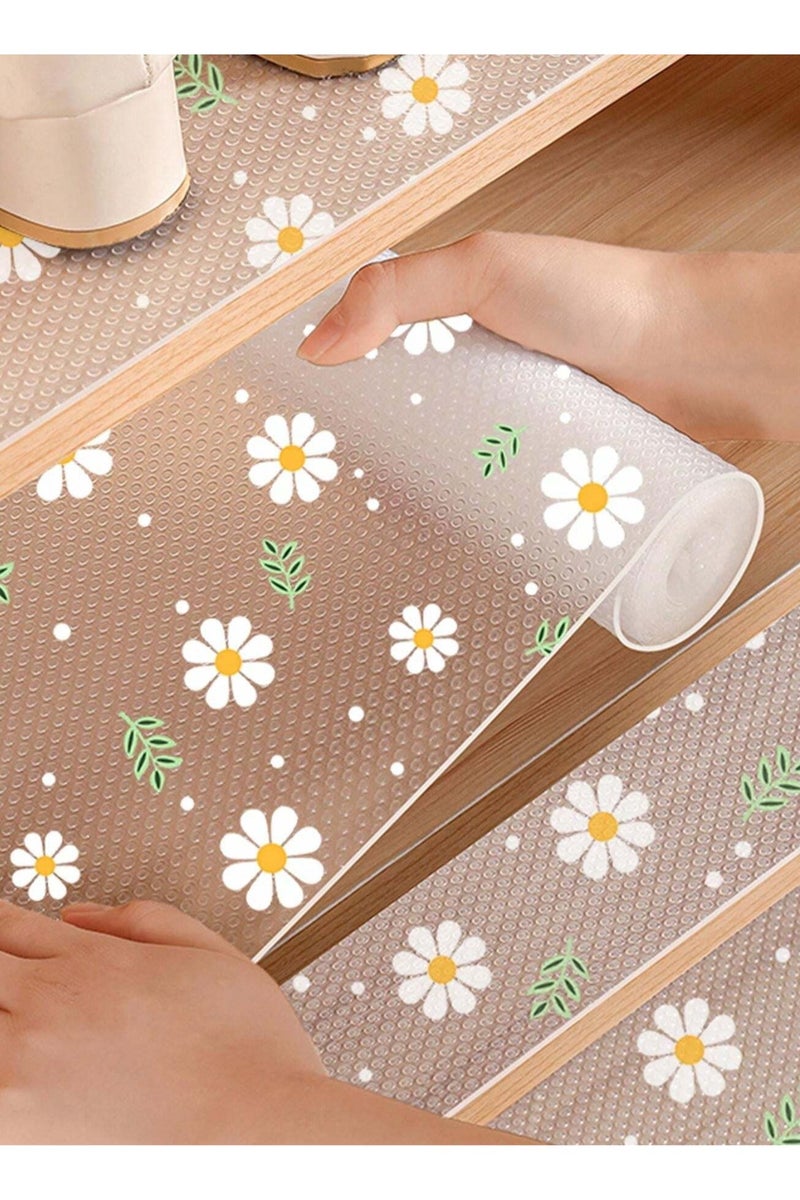 بطانه للرفوف رول كامل مقاس (30*150)cm  مقاوم للانزلاق يحمي الرفوف والاسطح من الخدوش ويحافظ على نظافتها و يمكن قصها حسب المقاس المطلوب - Image 2