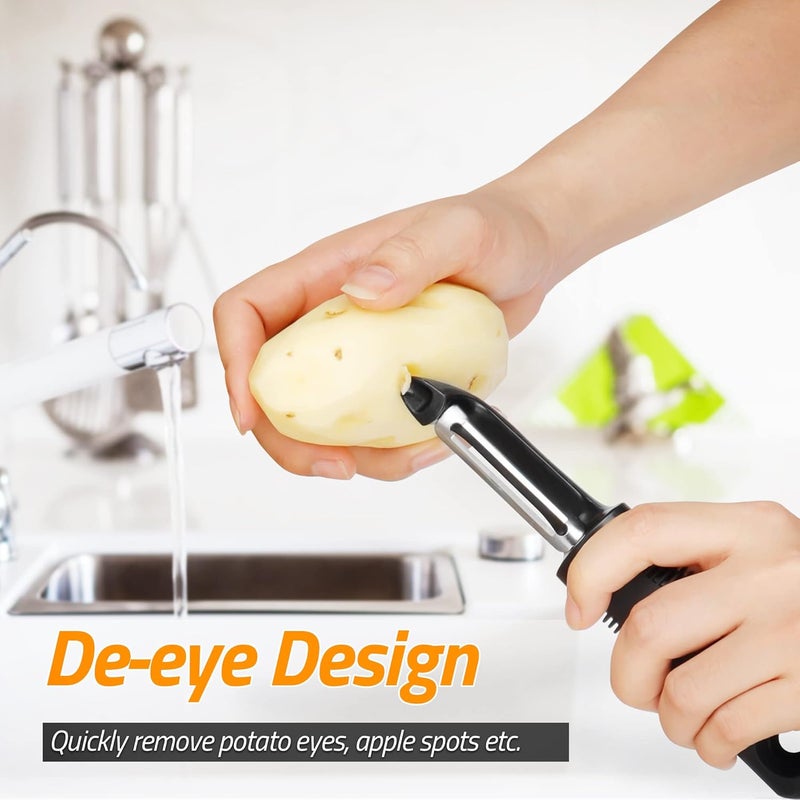 BINGBING Vegetable Fruit peeler for kitchen Potato Peeler Hand Sharp Stainless Steel Peelers - Image 4