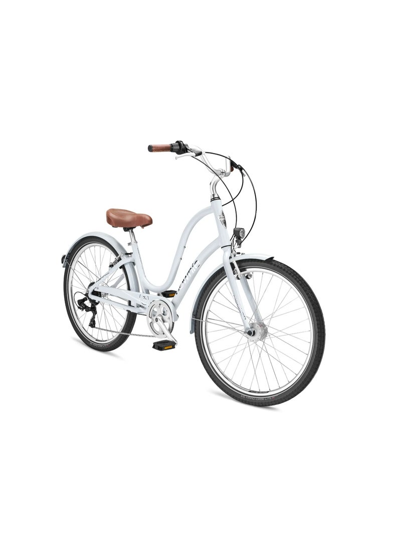 Electra Bicycle Company Electra Townie Original 7D Step-Thru Women's City Bike, 26 Inch, Shimano 7-Speed, Aluminium Frame, Pewter - Image 2