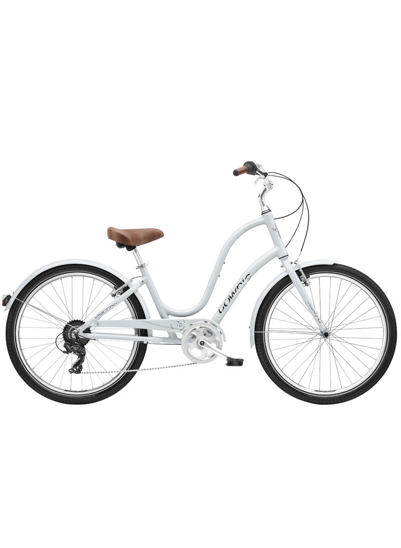 Electra Bicycle Company Electra Townie Original 7D Step-Thru Women's City Bike, 26 Inch, Shimano 7-Speed, Aluminium Frame, Pewter - Image 1