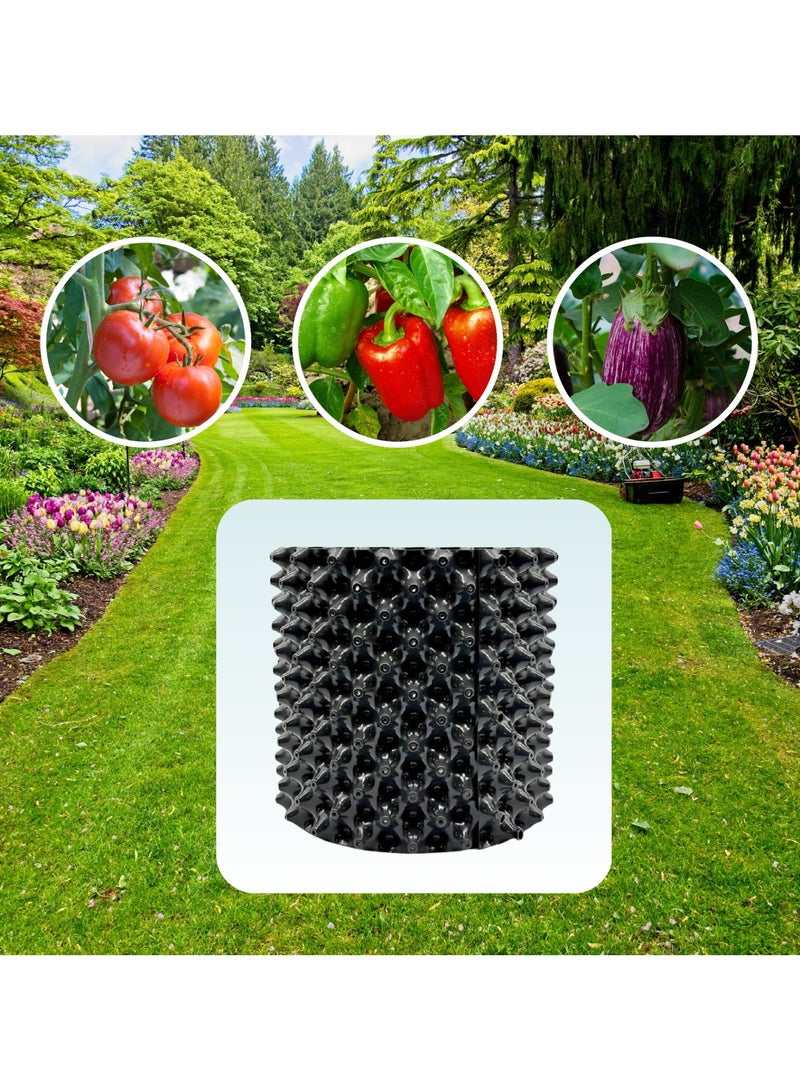 Plastic Plant Air Pruning Pot, 169 Ltr, Black, 60 cm Dia x 60 cm Height | Air Pruning Pot for Healthier Root Growth | Durable & Reusable Large Gardening Container - Image 3
