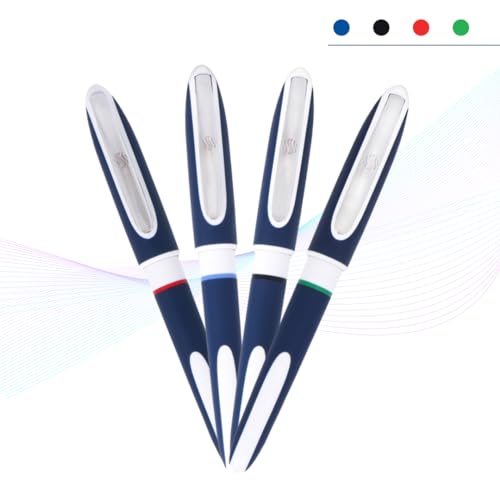 Luxor Schneider, One Change, Rollerball Pen, Pack of 1, Ink Colour- Blue, 0.6 mm Cone Tip, Refillable Waterproof Ink, 1600 Metres Writing Length, Ideal For Professionals - Image 5