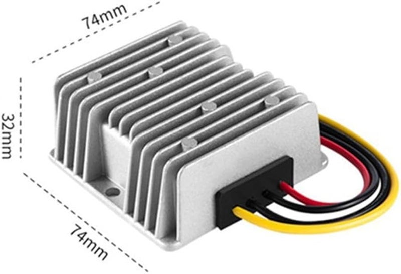 مقوم تيار مستمر معزز مقاوم للماء IP67 من الألومنيوم بقدرة 144 واط، من 12 فولت/24 فولت إلى 48 فولت 3 أمبير، مناسب لستارلينك ميني، الشاحنات، المنازل المتنقلة، والاستخدام الخارجي - Image 4