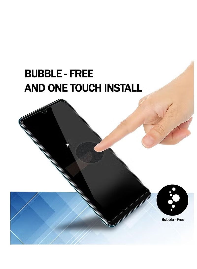 Samsung Galaxy A56 5G Privacy Screen Protector Privacy Tempered Glass Screen Protector, Anti-Peep 9H Hardness Tempered Glass, Anti-Spy Privacy Protector Film [Anti-scratch] - Image 5