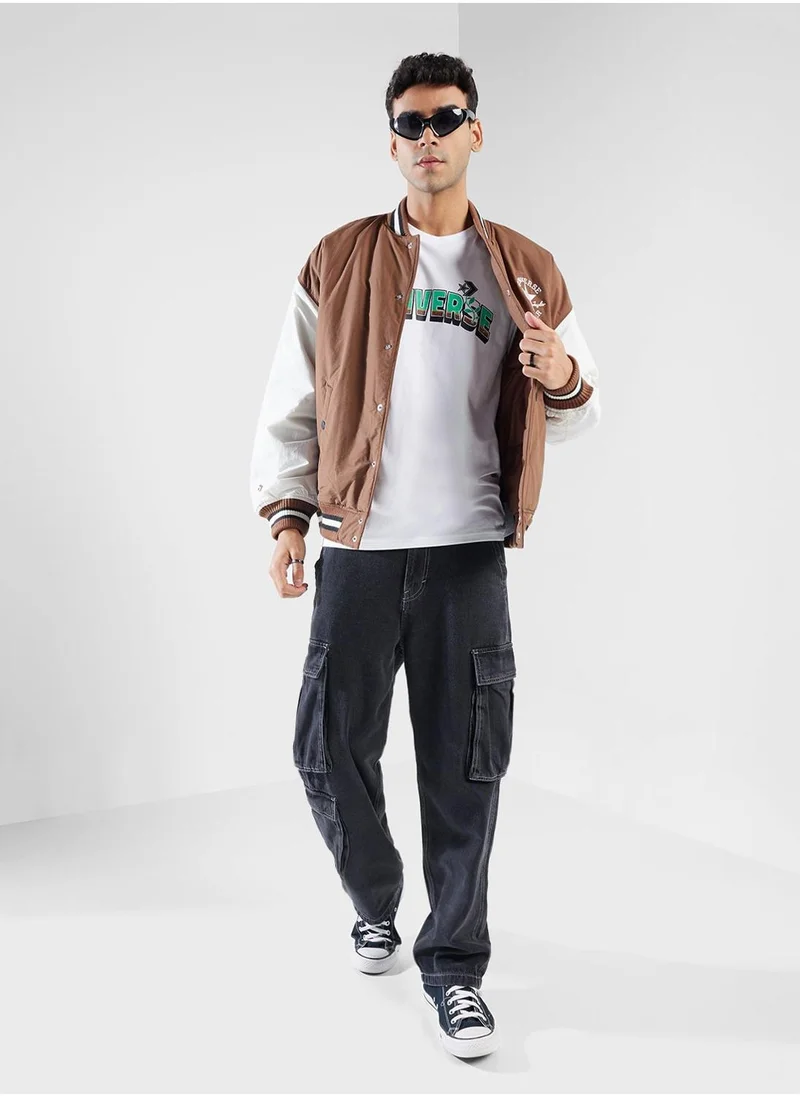 كونفرس Varsity Graphic Bomber Jacket