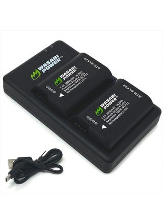 Battery (2-Pack) and USB-C Dual Battery Charger for Panasonic DMW-BLK22 and Panasonic Lumix DC-S5, DC-S5 II, DC-S5 IIX, GH5 II, GH6, S5II, S5IIX, S5M2, S5M2X, GH5M2 - pzsku/Z091FD2C19560020DD7E4Z/45/_/1683831502/11c899aa-0d58-4fe2-b4e6-20610c618bc3