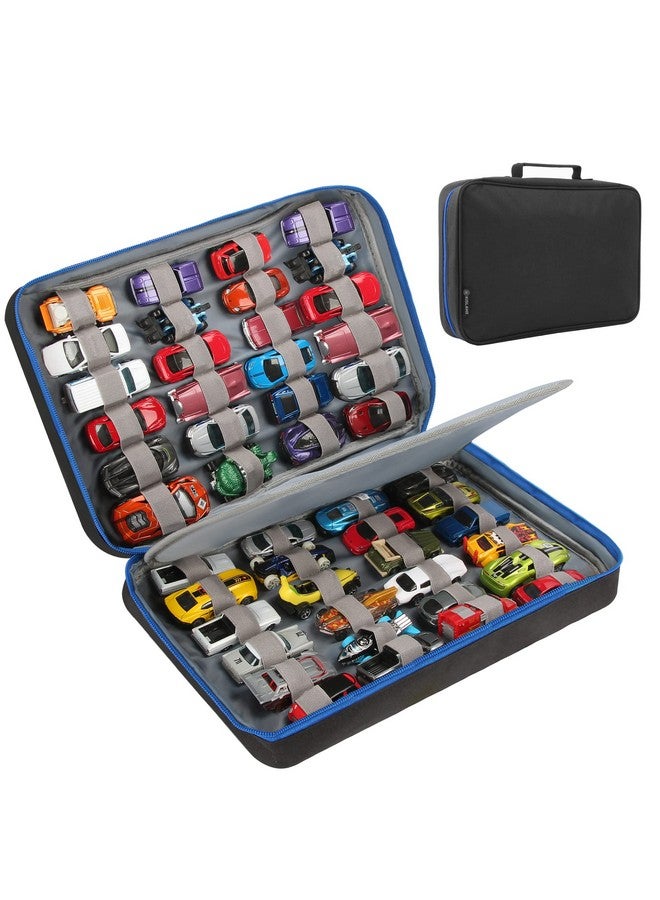 KISLANE Carrying Case For 48 Hot Wheels Cars Kids Toy Cars Storage Case Hold 48 Hot Wheels Cars(Bag Only (Black)  - Image 1