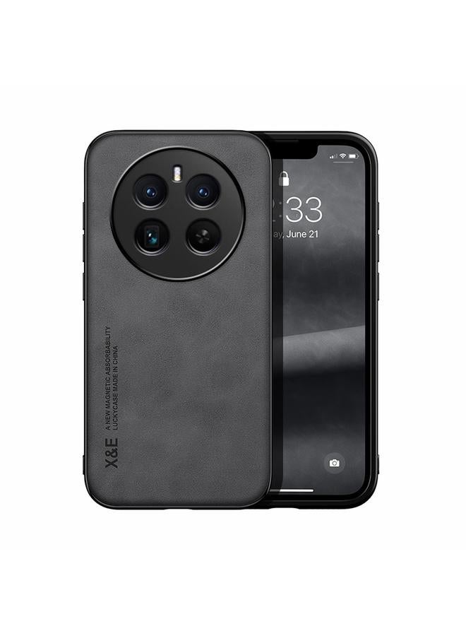 S-TOP Case For Realme 12 Pro / 12 Pro+ Skin Feel Magnetic Leather Back Phone Case - Image 1