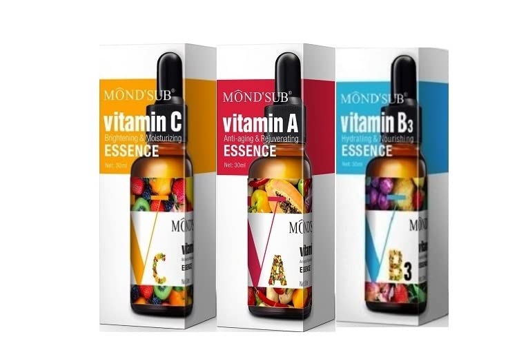 Mond'sub Mondsub Vitamin C Vitamin A  Vitamin B3 Face Serum for SKin Repair AntiAging  Anti wrinkle  90ml - Image 1