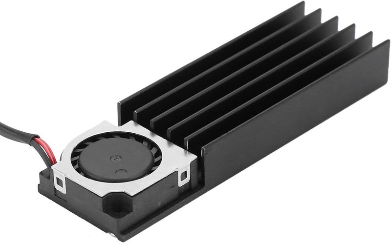 klarako SSD Radiator, High Performance SSD Radiator with Fan Efficient Cooling Air Duct Heat Sink Thermal Module for All M.2 2280 Hard Drives Desktop - Image 1