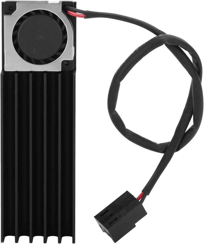 klarako SSD Radiator, High Performance SSD Radiator with Fan Efficient Cooling Air Duct Heat Sink Thermal Module for All M.2 2280 Hard Drives Desktop - Image 5