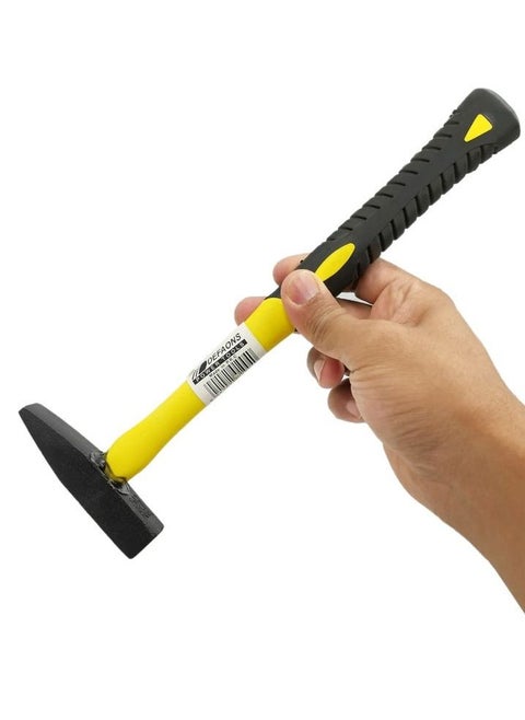 Metal Hammer With Metal Handle Grip Handle Machinist Hammer 200gm 25cm Length Handle 9.5cm Head DEFAONS