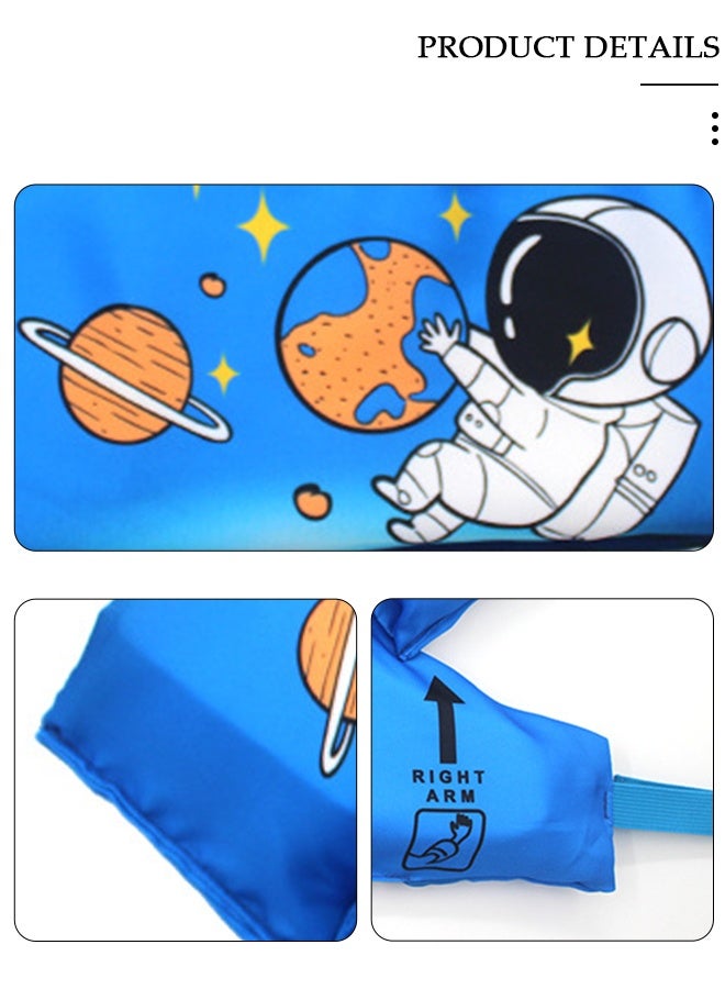 DUNISO سترة سباحة للأطفال، أكمام عائمة قابلة للنفخ، شريط ذراع للسباحة، أجنحة سباحة كرتونية، سترات سباحة عائمة، أكمام، أشرطة كتف، عوامات للذراع للأطفال الذين يتعلمون السباحة، معدات التدريب - Image 5