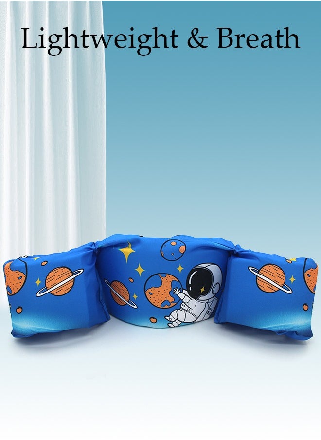 DUNISO - Swimming Vest for Kids, Inflatable Floating Sleeve Swim Arm Band Cartoon Swimming Wings Pool Float Vests Sleeves Shoulder Straps Arm Floaties for Children Learn to Swim Training Equipment - Image 1