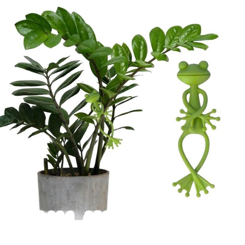 Frog Plant Stand Green Animal Pet Frog Ornament Plant Stand - Image 5