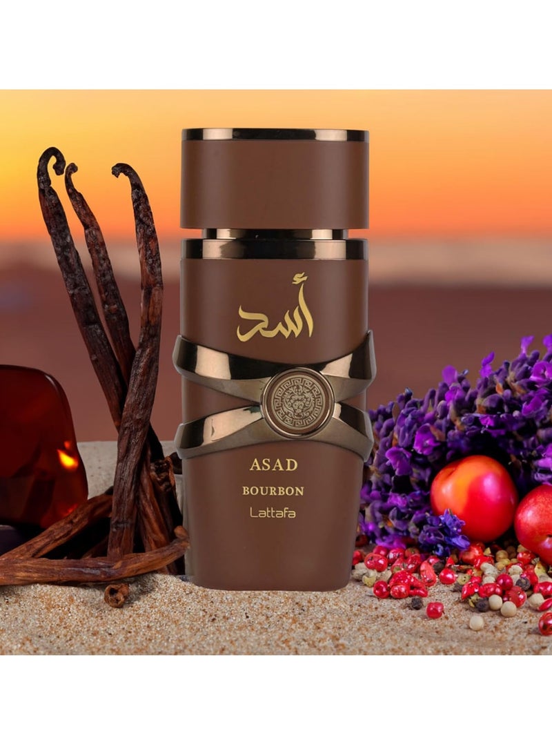 لطافة عطر أسد بوربون من لطافه اودي برفيوم 100 مل للجنسين - Image 3