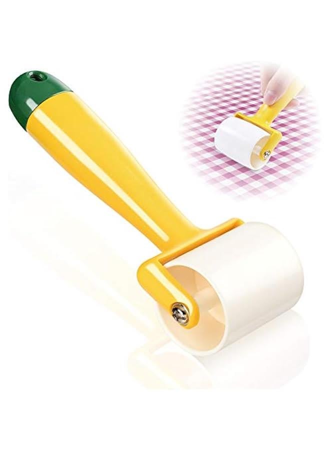 Seam Roll & Press Roller, Quilting Tool Wallpaper Roller with Ergonomic Handle, Sewing Notions Pressing Wheel, for Quilting, Sewing, Print, Ink, Wallpaper, Home Decoration (7.44inch X 1.85inch) - Image 1