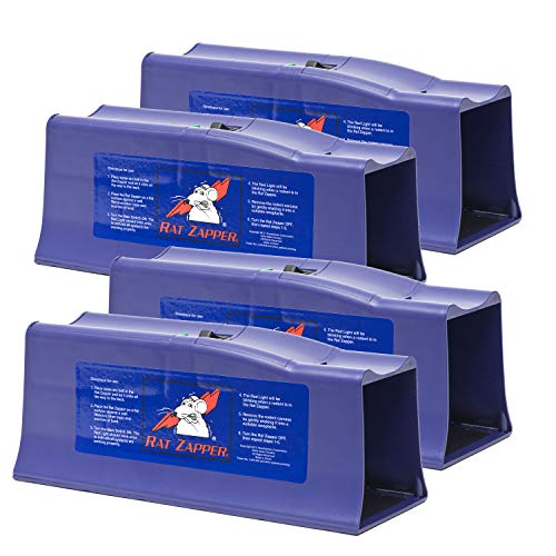 Victor Rat Zapper Classic RZC001-4 Indoor Electronic Rat Trap - 4 Traps, Purple - Image 1
