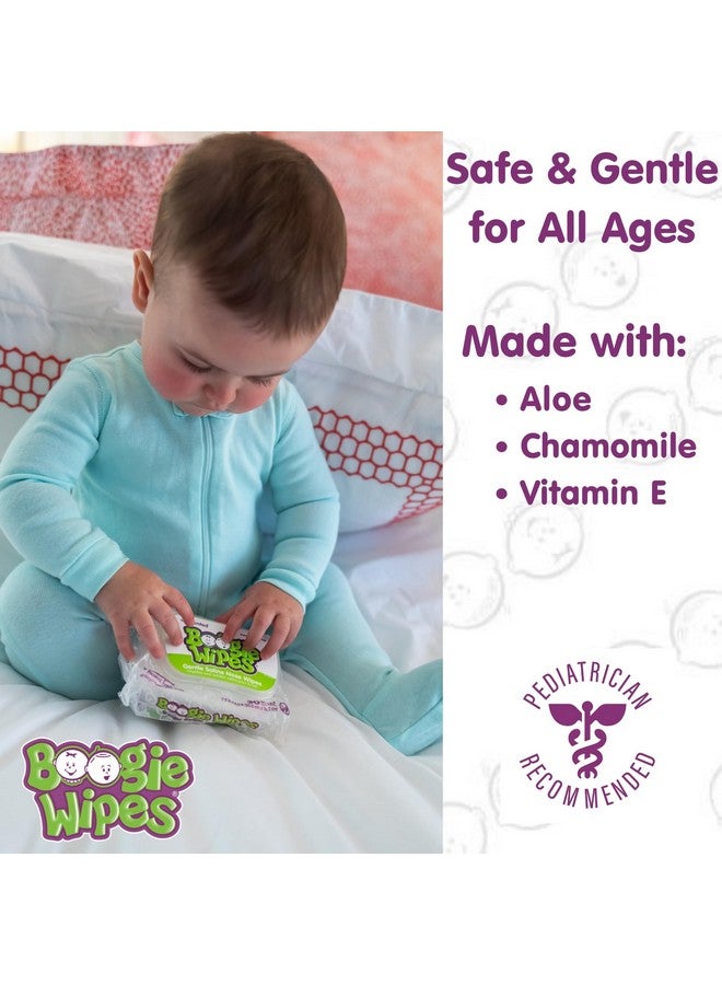 Boogie Saline Nose Wipes by Boogie, for Baby & Kids, Face, Hand & Body, FSA/HSA Eligible, Made with Vitamin E, Aloe, and Natural Saline, Unscented, 30 Count (Pack of 12) - Image 3