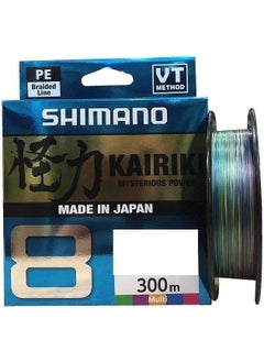 SHIMANO Kairiki 8 300MT Multi Color Rope Fishing Line 