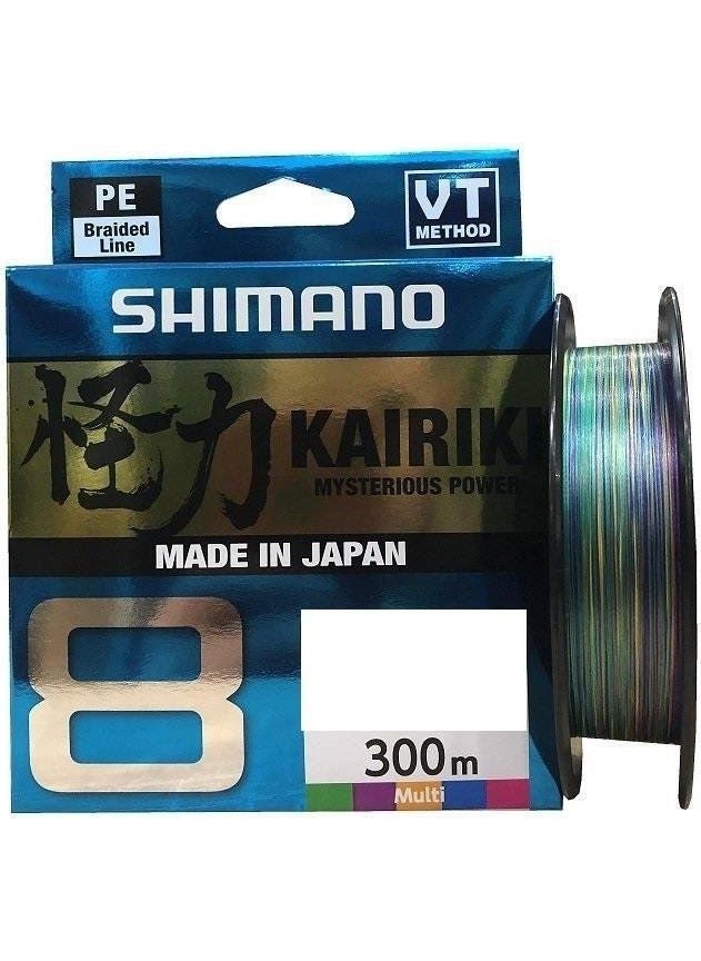SHIMANO Kairiki 8 300MT Multi Color Rope Fishing Line 