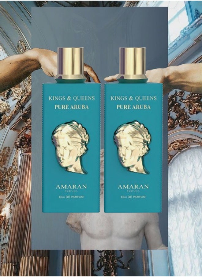 AMARAN 2 Pieces Pure Aruba Perfume For Women 100ml EDP  - Image 1