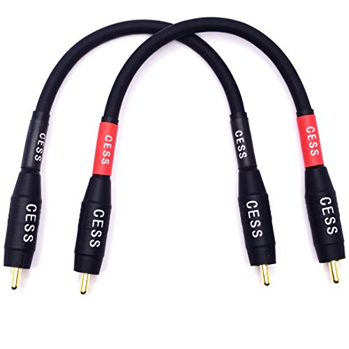 CNCESS CESS-075-3f Heavy Duty Waterproof RCA Cable, Phono Male to Male (3 FT) - Image 1