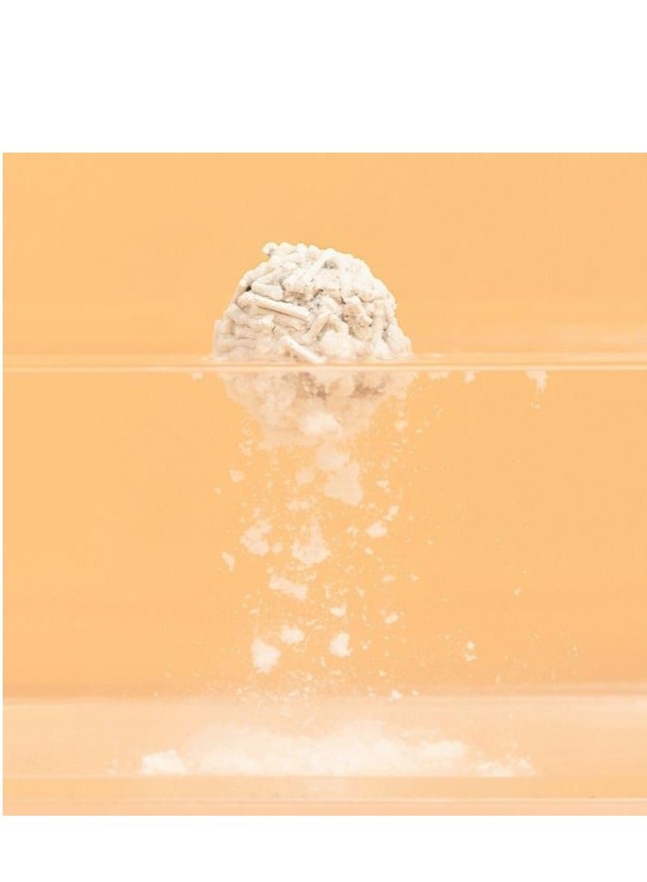 قمامة قطط مختلطة، حبيبات قمامة قطط متكتلة مضادة للرائحة، قمامة فائقة الامتصاص منخفضة الغبار، قابلة للتحلل النباتي، تتبع منخفض (فحم الخيزران البنتونيت 6 لتر) - Image 5