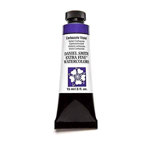 Daniel Smith Extra Fine Watercolor 15ml Paint Tube Carbazole Violet 284600019 05 Fl Oz Pack of 1