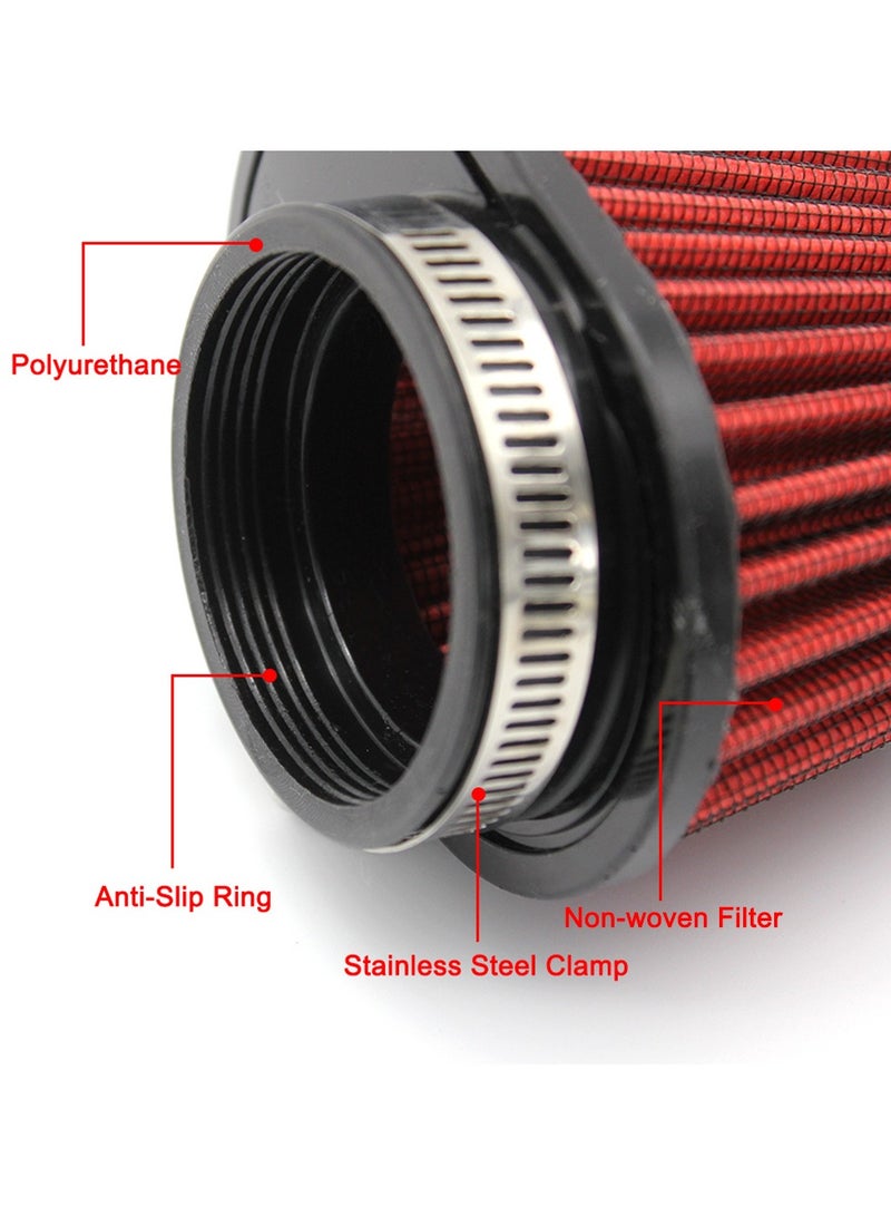 Generic Car Air Intake Modified 51/55/60MM Air Filter Motorcycle Exhaust Gas Filter Mushroom Head Mushroom Head  - Image 5