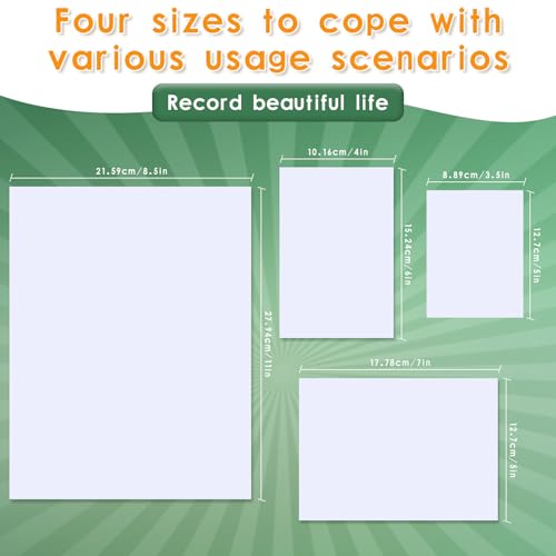 Lokunn 110 Sheets Photo Paper Glossy, Photo Paper 3.5 * 5, 4x6, 5x7, 8.5x11 inch, Suitable for Dye Inkjet Printers. Convenient for Home Use. Can Print Photos, Advertising Covers, Recipe Cards - Image 5