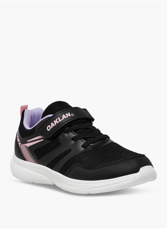 Oaklan by Shoexpress Girls Panelled Sports Shoes with Hook and Loop Closure  - Image 2