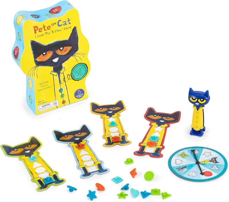 Educational Insights Pete The Cat I Love My Buttons Board Game for Toddlers & Preschoolers - Image 2