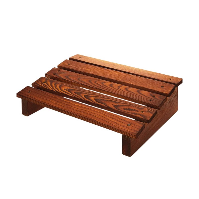 Dantawood Chair Foot Rest for Office in Natural Pine Wood Under Desk Foot Stool Foot Rest Foot Rest Under Table for Office Home Size L16 W 12 H 5Inch - Image 1
