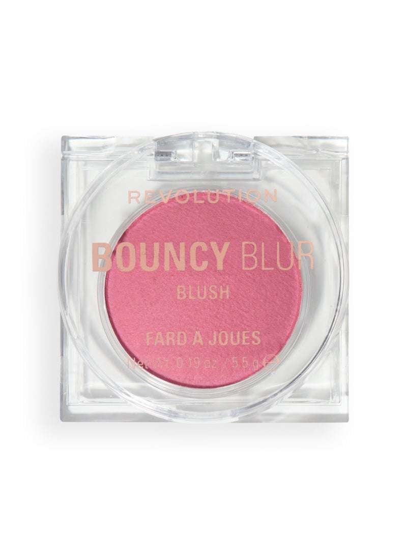REVOLUTION Makeup Revolution Bouncy Blur Cream Blush – Blurry Rose - Image 1