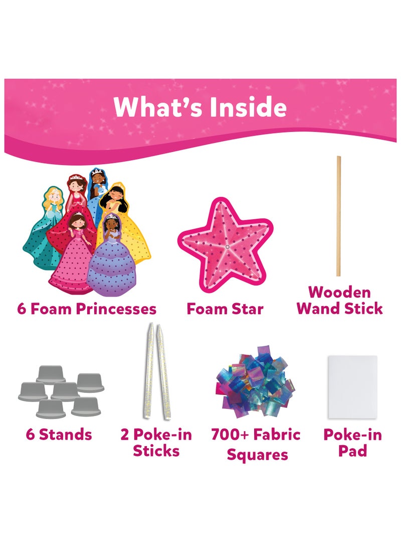 Skillmatics Poke-in Art Magical Princesses - Art & Craft Activity Mess-Free Art for Kids, DIY Craft Kits, Creative Activity, Fine Motor Skills, Gifts for Girls & Boys Ages 4, 5, 6, 7, 8, 9  - Image 3